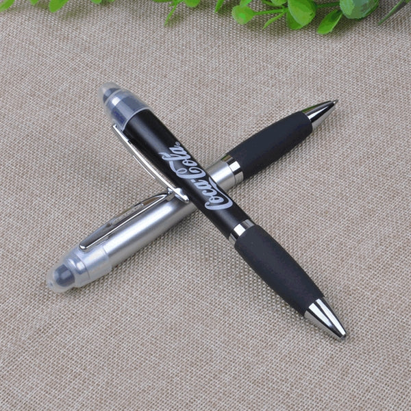 Stylus Ballpoint Pen With LED Light Up Logo