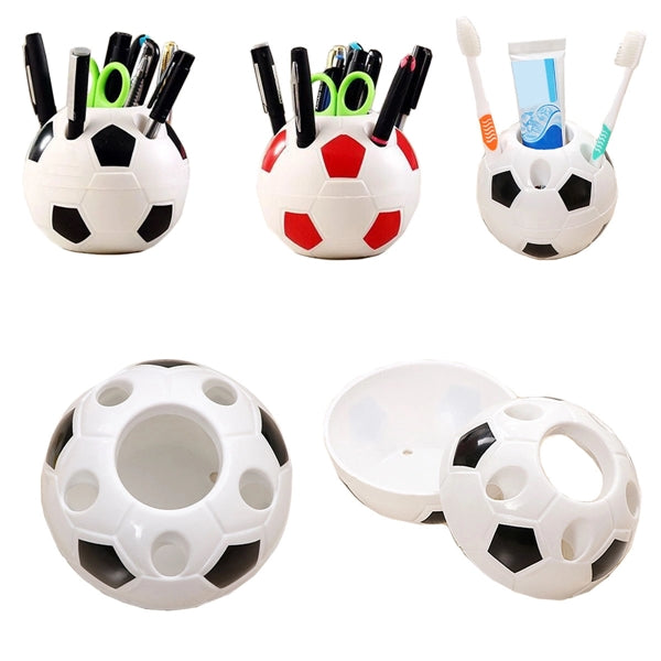 Creative Cute Plastic Football Pen Holder