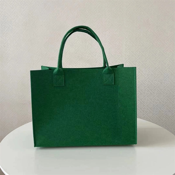Felt tote shopping bag