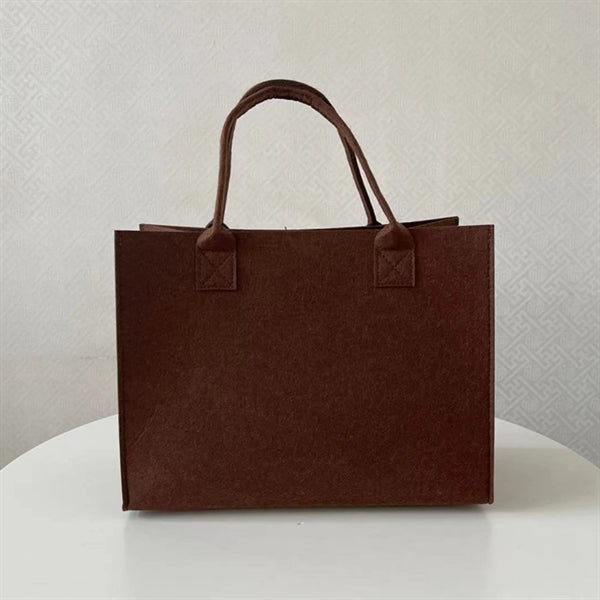 Felt tote shopping bag