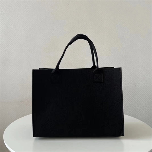 Felt tote shopping bag