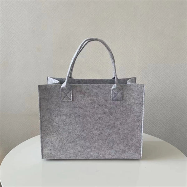 Felt tote shopping bag