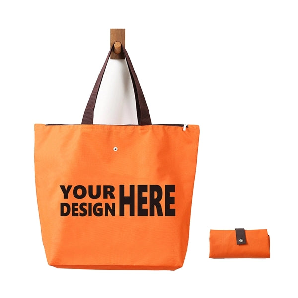 Portable Folding Tote High-capacity Shopping Bag with Handle