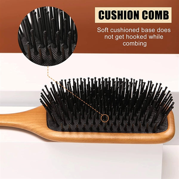 Wooden Massage Hair Brush
