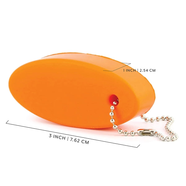 Orange Foam Floating Key Chain