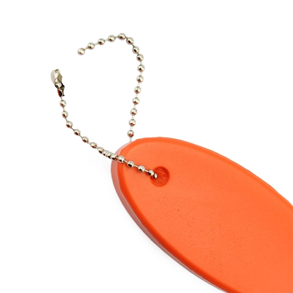 Orange Foam Floating Key Chain