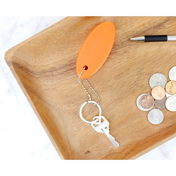 Orange Foam Floating Key Chain