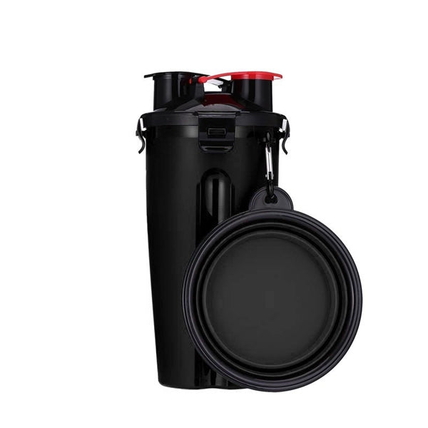 2-in-1 Dog Water Dispenser and Food Container