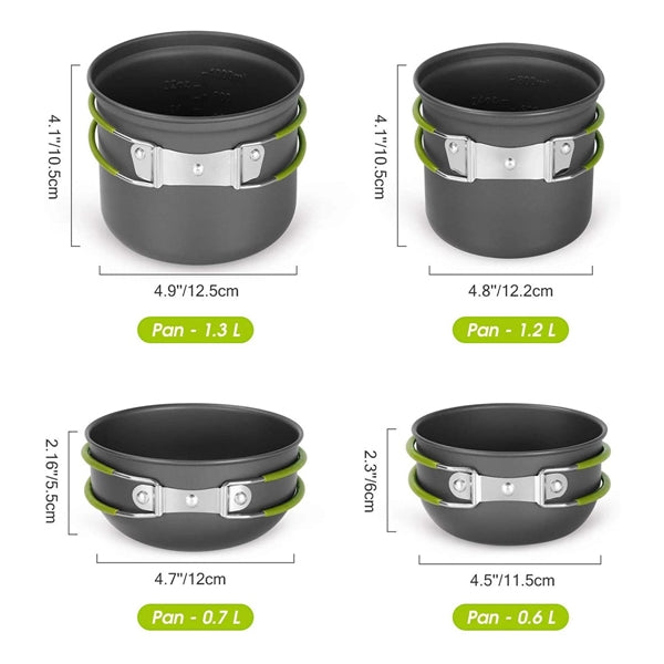 Camping Cookware Mess Kit
