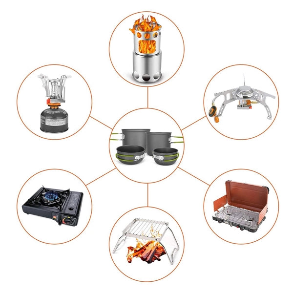 Camping Cookware Mess Kit