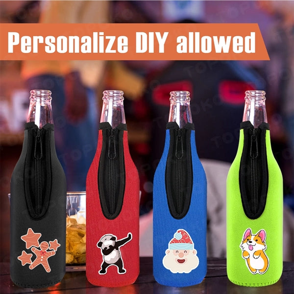 Beer Bottle Insulator Sleeve Different Color
