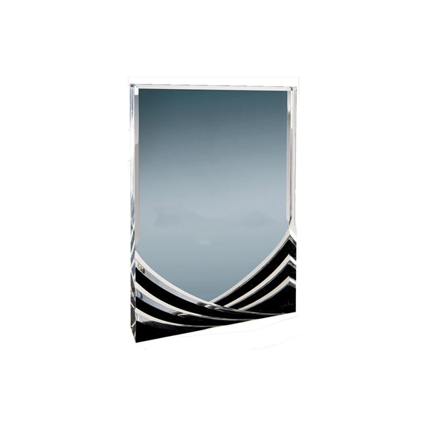 6" x 8" Black Rectangle Soaring Acrylic Award