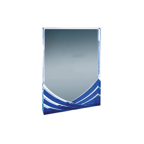 6" x 8" Blue Rectangle Soaring Acrylic Award