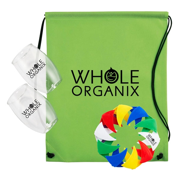 Wine tumbler outdoor kit
