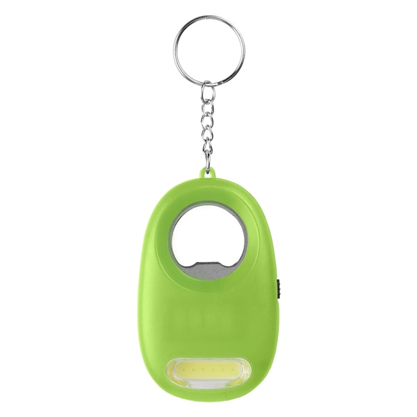 COB Light Keychain with Bottle Opener