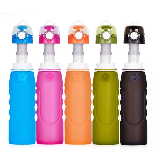 24oz Folding Sports Water Bottles- FDA certified