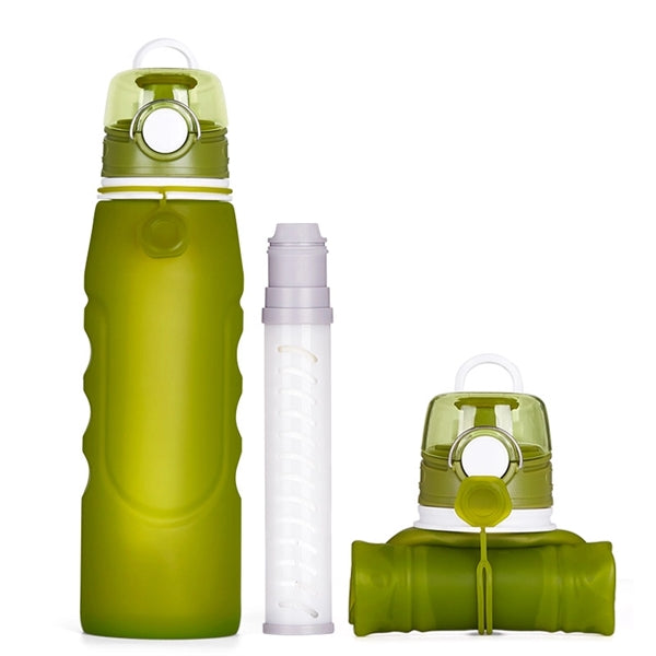 24oz Folding Sports Water Bottles- FDA certified