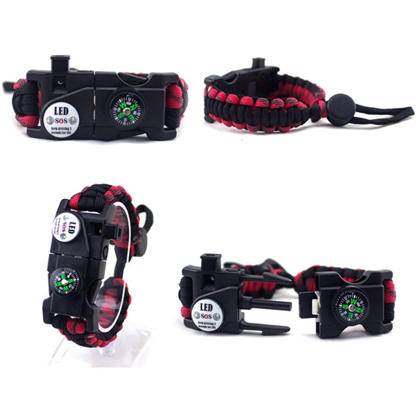20 in 1 Outdoor Survival Paracord Bracelet