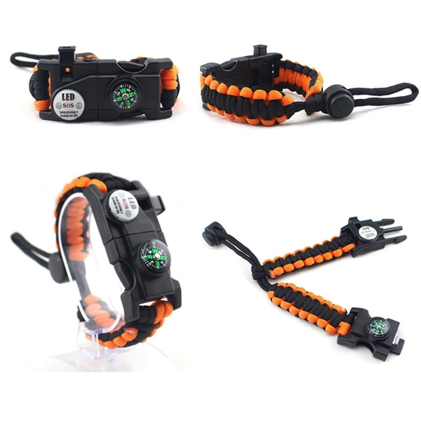 20 in 1 Outdoor Survival Paracord Bracelet