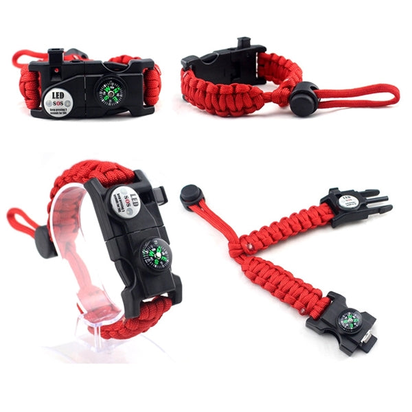 20 in 1 Outdoor Survival Paracord Bracelet