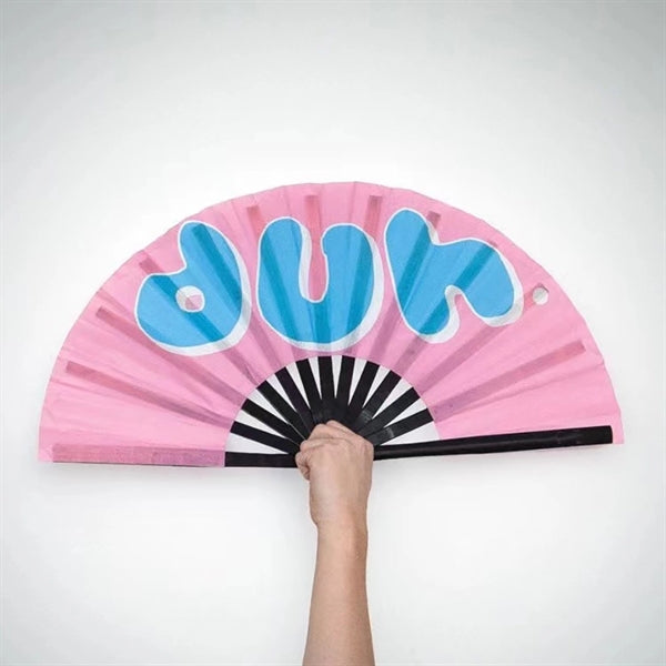 10"Plastic Frame Crafted Folding Fan