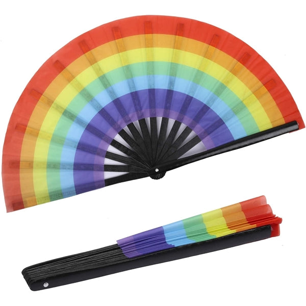 10"Plastic Frame Crafted Folding Fan