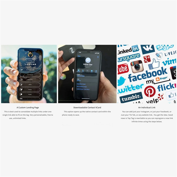 Mr.Tap NFC Digital Business Card- Metal