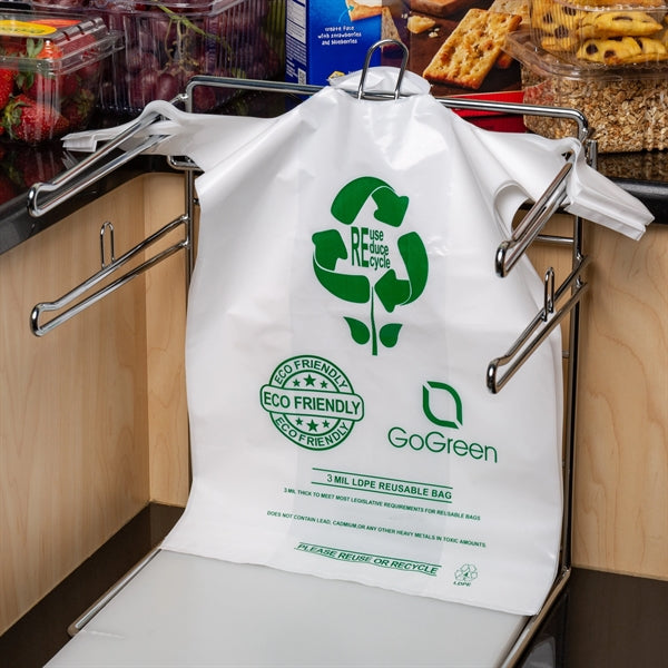 DIN Certificate 100% Biodegradable Compostable Shopper Bag
