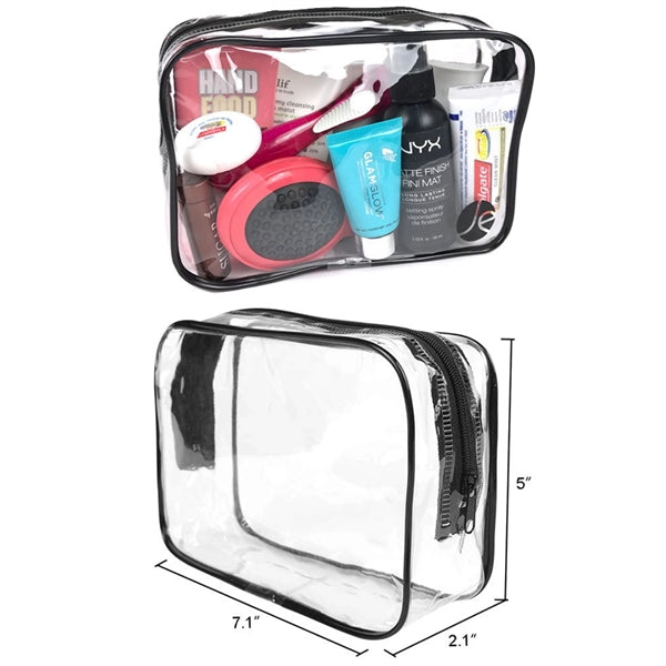 Clear PVC Travel Makeup Cosmetic Bag