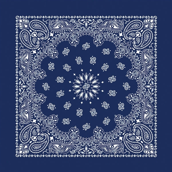100% Cotton Custom Paisley Square Bandana