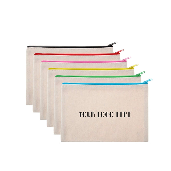 Environmental Friendly Natural Cotton Canvas Pouch
