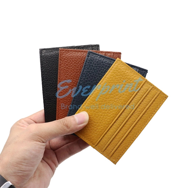 Genuine Leather Slim Card Case Wallet