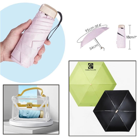 Portable Folding Compact Pocket Mini Umbrella Or Travel Umbr