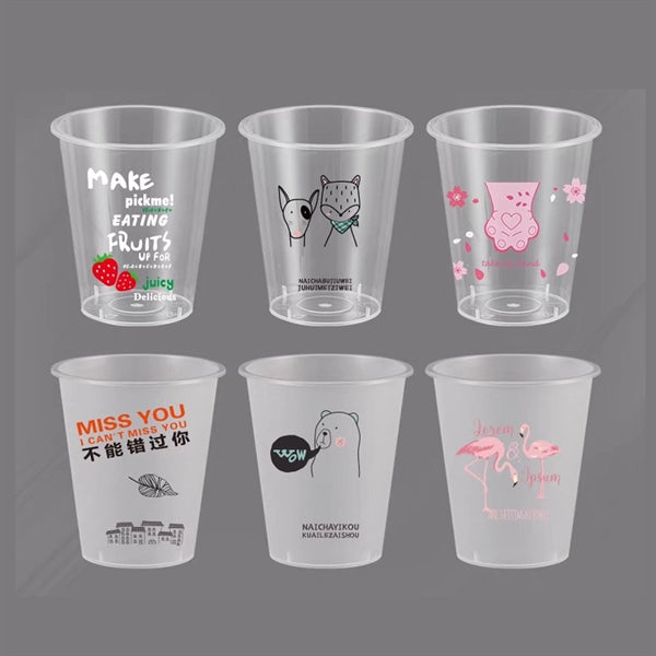 12oz Clear Plastic Disposable Hot/Cold Cup