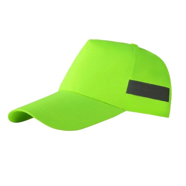 High Visibility Baseball Cap W/ Reflective Trim