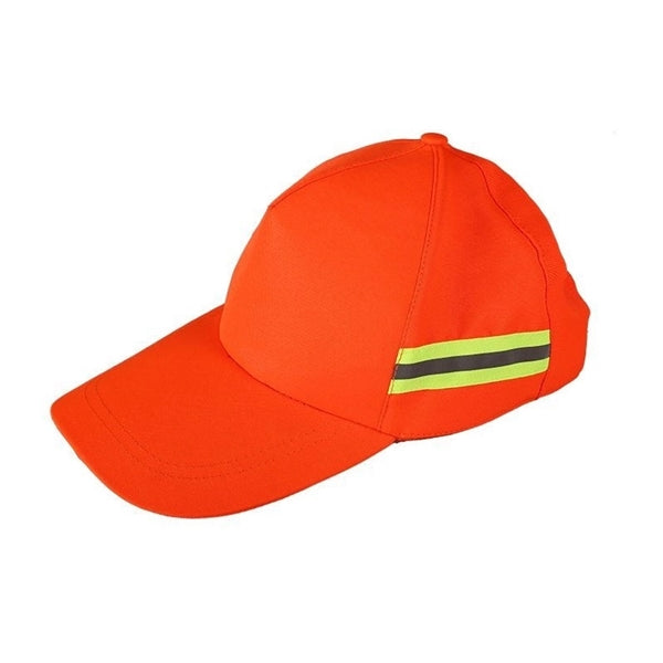 High Visibility Baseball Cap W/ Reflective Trim
