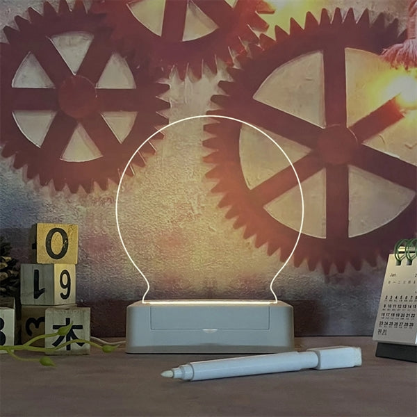 Led Illuminated Message Board With Stand
