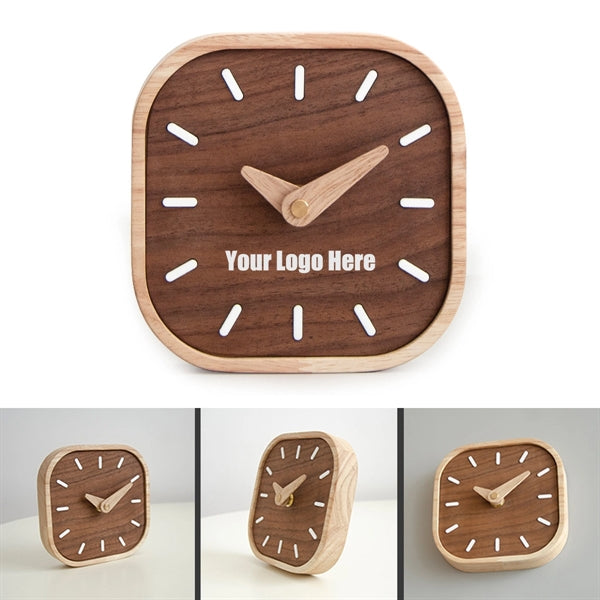Black Walnut Wood Clock