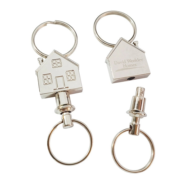 House Shaped Keyring