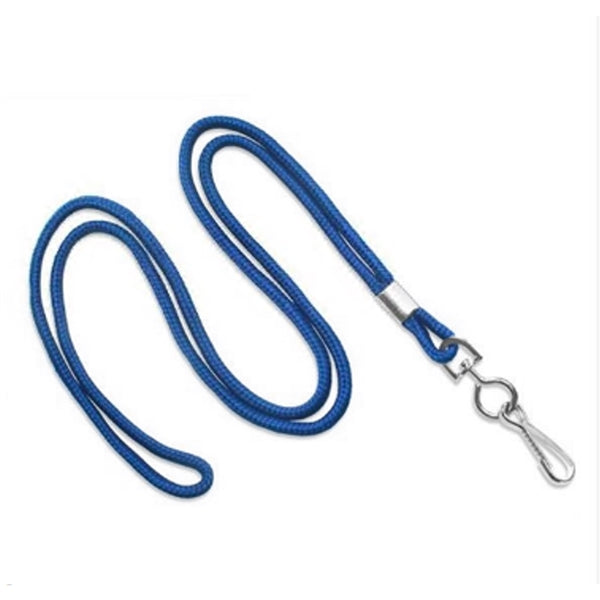 1/8" Blank Round Braid Lanyard - Non Breakaway