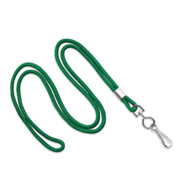 1/8" Blank Round Braid Lanyard - Non Breakaway