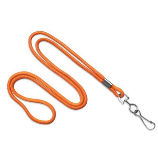 1/8" Blank Round Braid Lanyard - Non Breakaway