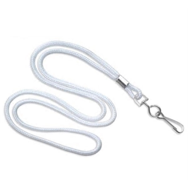 1/8" Blank Round Braid Lanyard - Non Breakaway