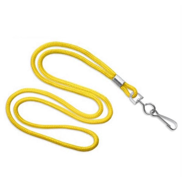 1/8" Blank Round Braid Lanyard - Non Breakaway