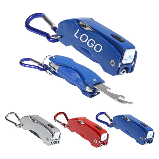 Folding Flashlight Ballpoint Pen