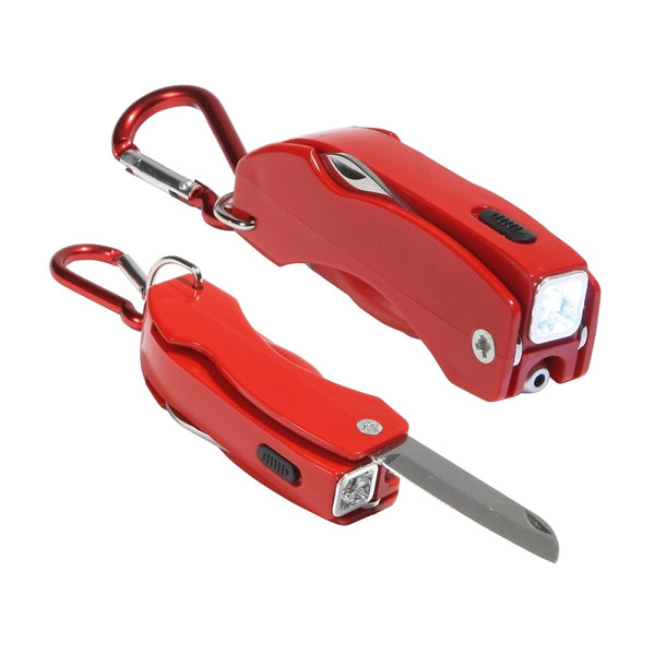 Folding Flashlight Ballpoint Pen