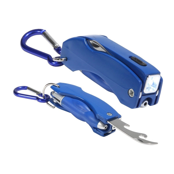 Folding Flashlight Ballpoint Pen
