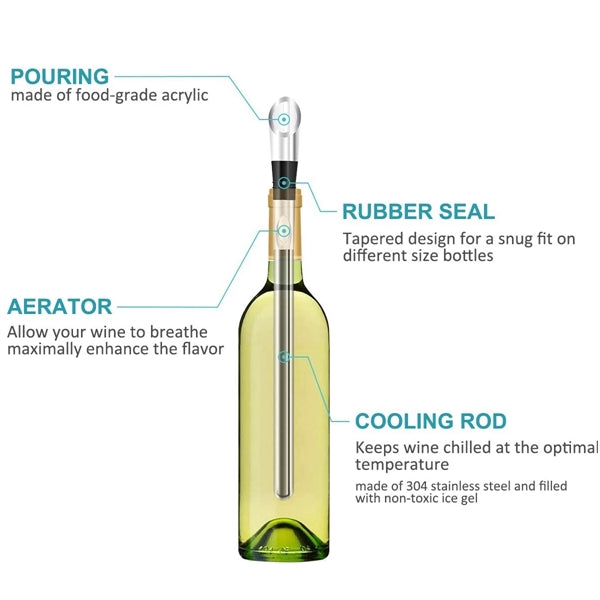 Stainless Steel Iceless Wine Chiller Sitck