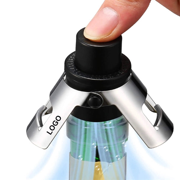 Wine Vaccum Stoppers with Built-in Pump
