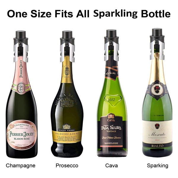 Wine Vaccum Stoppers with Built-in Pump